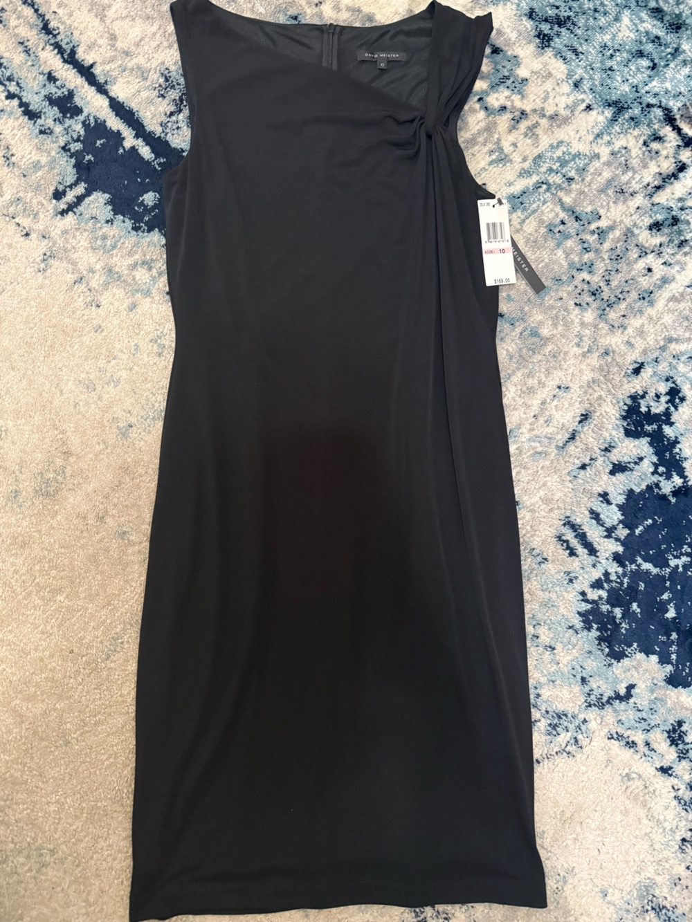 David Meister Twisted Knot BodyCon Dress